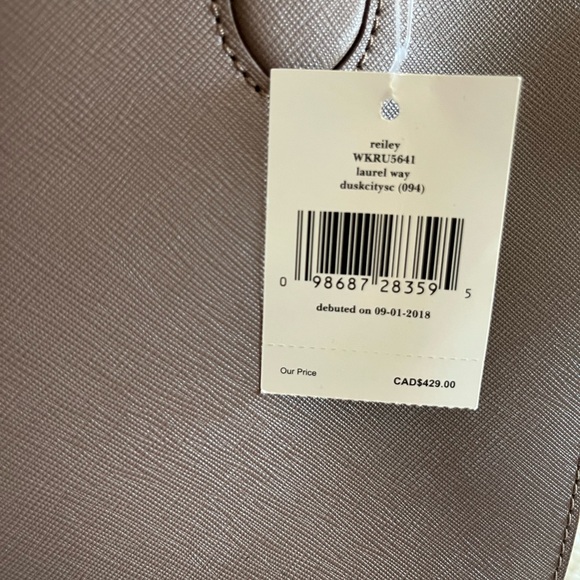 Kate Spade Taupe Tote Bag - Picture 6 of 6